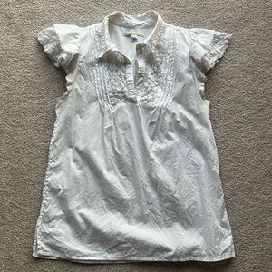 Lace detail sleeveless top small